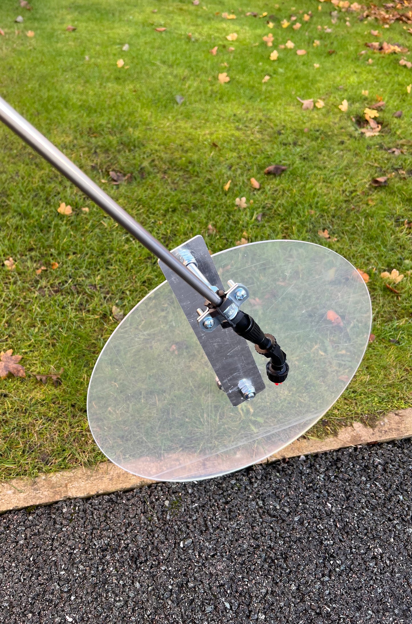 Knapsack Sprayer Anti Drift Edging Wheel Attachment, For Hand held Spraying Lance