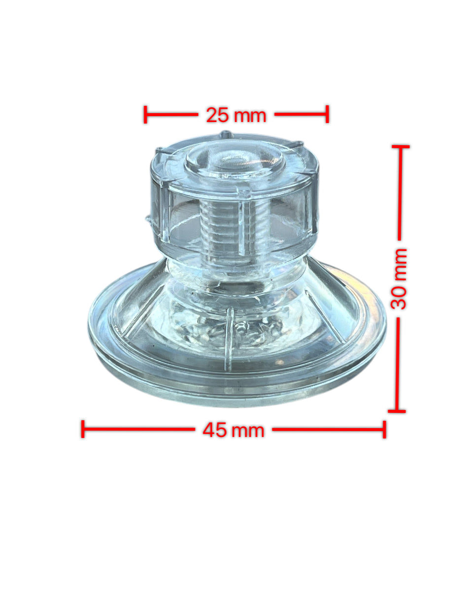 Caravan Motorhome Limpets, Suction Cups, Strong PVC, Size 45mm