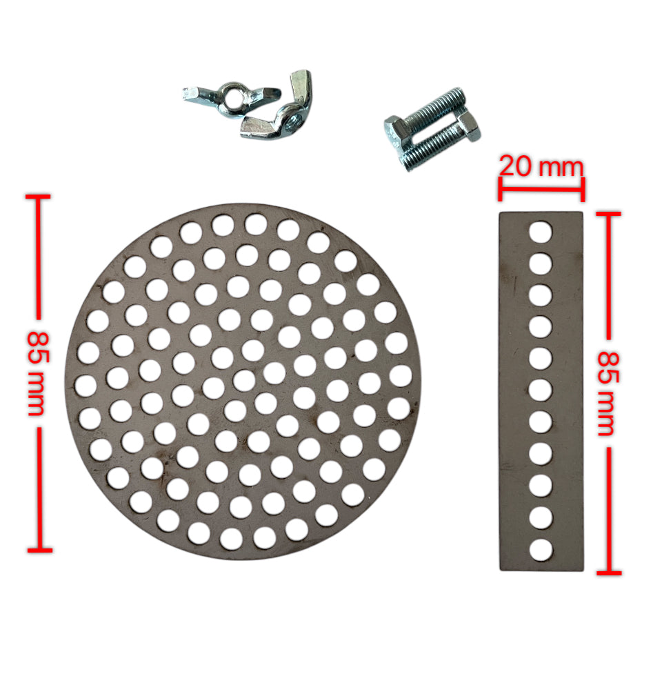 Taylor Wheelie Bin Drainage Hole Cover, Prevents Rats Entering Bins Through Drainage Hole, For 20mm To 80mm Diameter Hole's
