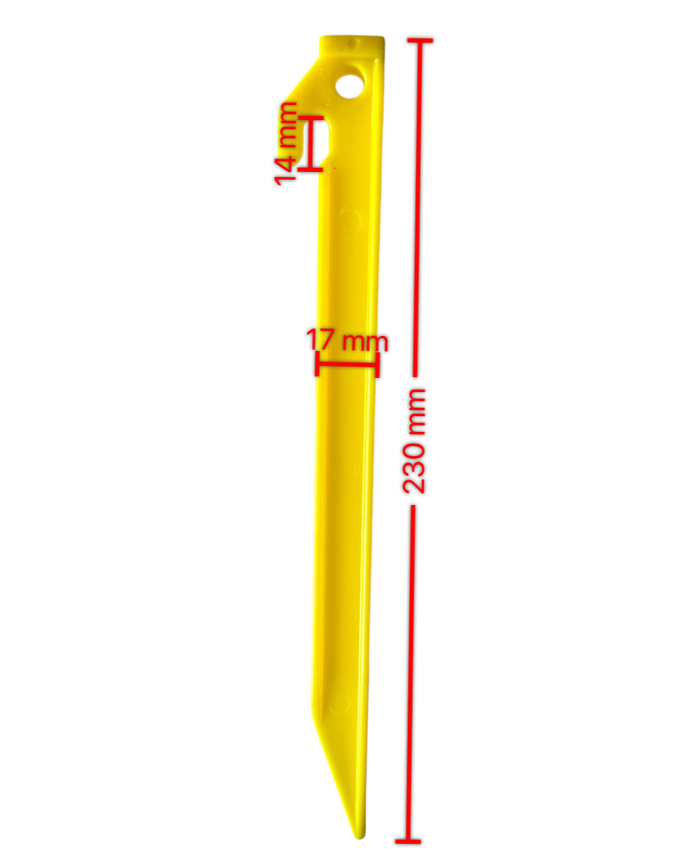 Football Goal Net Pegs, 9 Inch Long Plastic Pegs, Soccer Goal Net Anchors