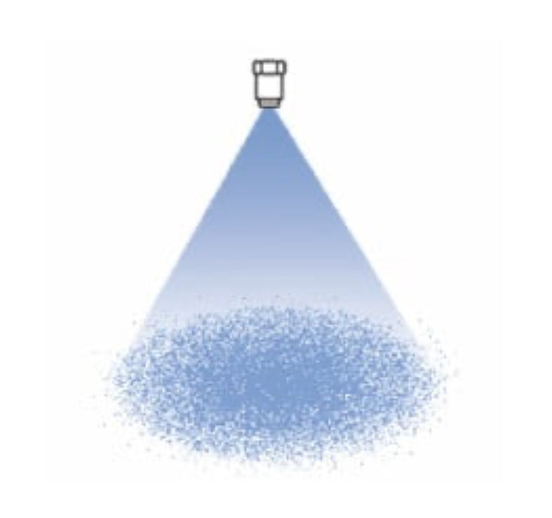 Full Cone Sprayer Nozzles, Pack of 4, 80 Degree Spray Angle, Solid Cone Spraying Nozzle Tips