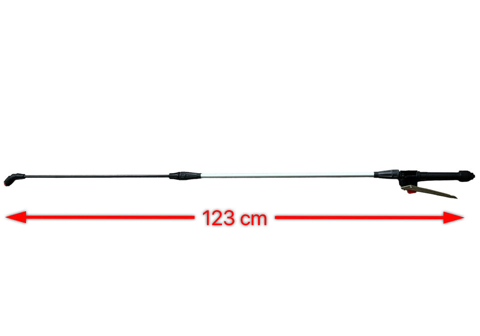 Hand Held Telescopic Sprayer Lance For Knapsack Sprayer, 80cm-123cm, Includes Hollow Cone Nozzle, Fan Nozzle, And Filter