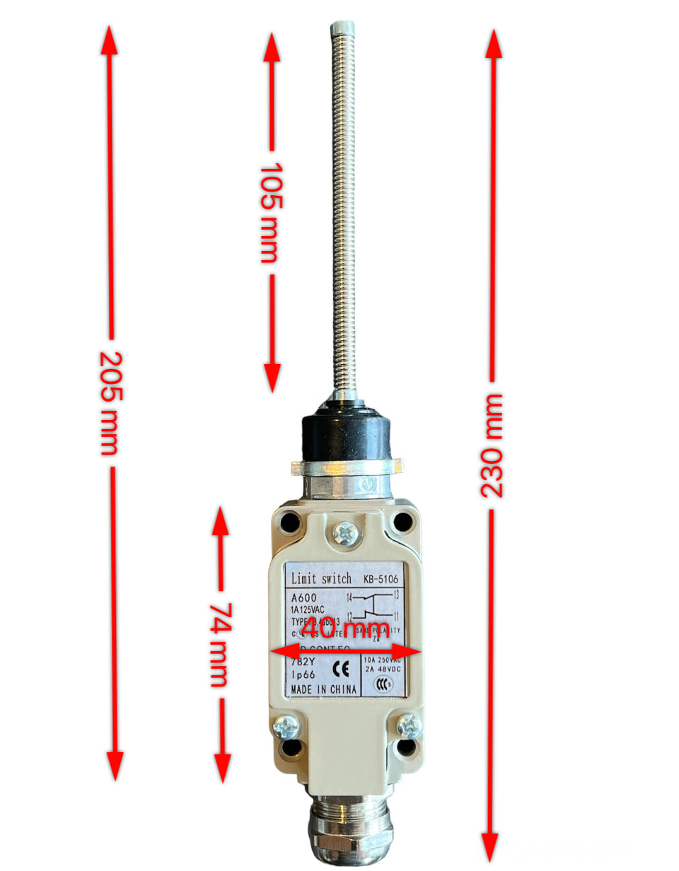 Coil Spring Limit Switch, Part number WLNJ-G-N (Not genuine)