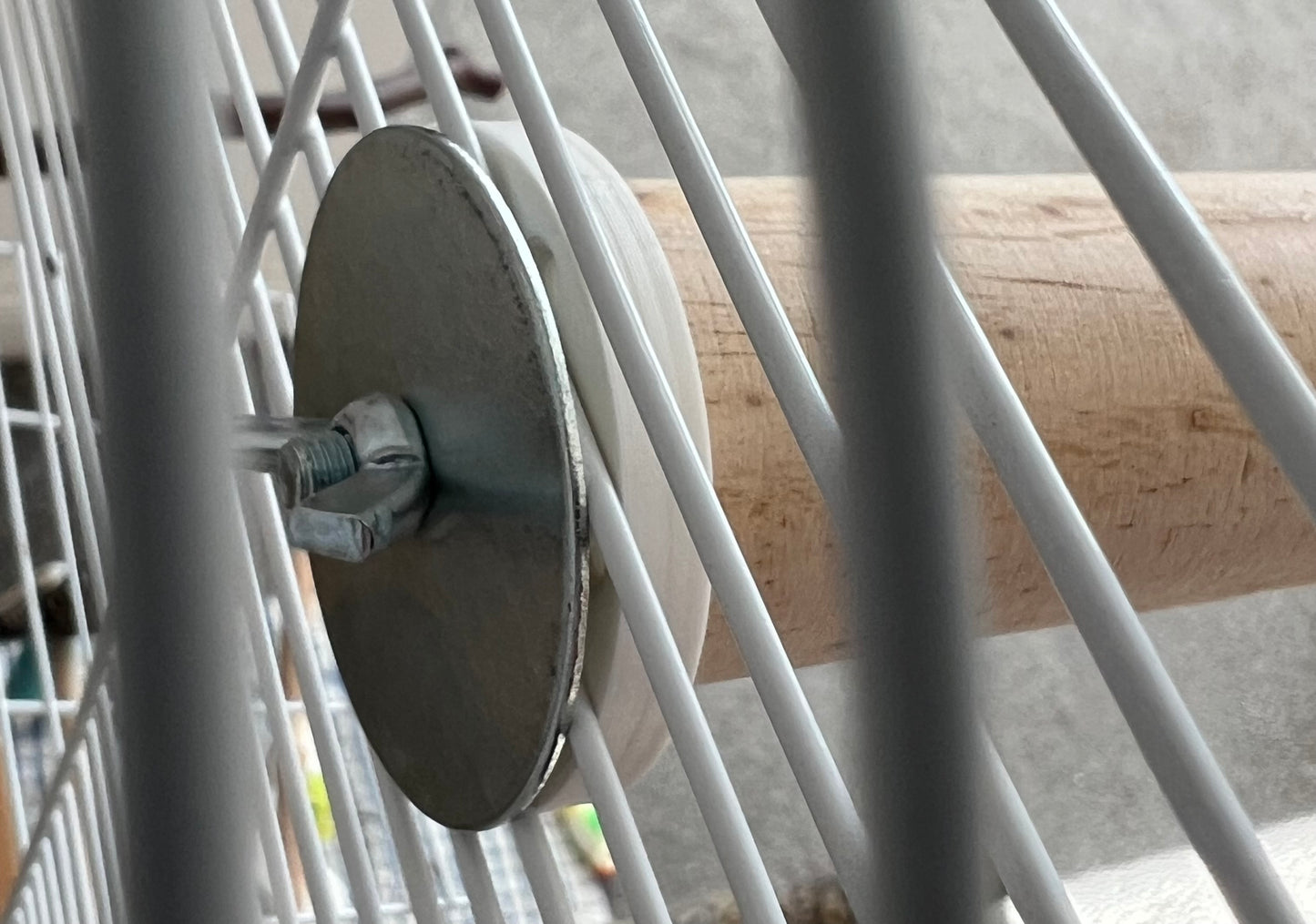 Large Natural Wood Bird Cage Perch For Parrots, Cockatoo, Etc, Untreated Birch Wood, Wooden Bird Cage Stand
