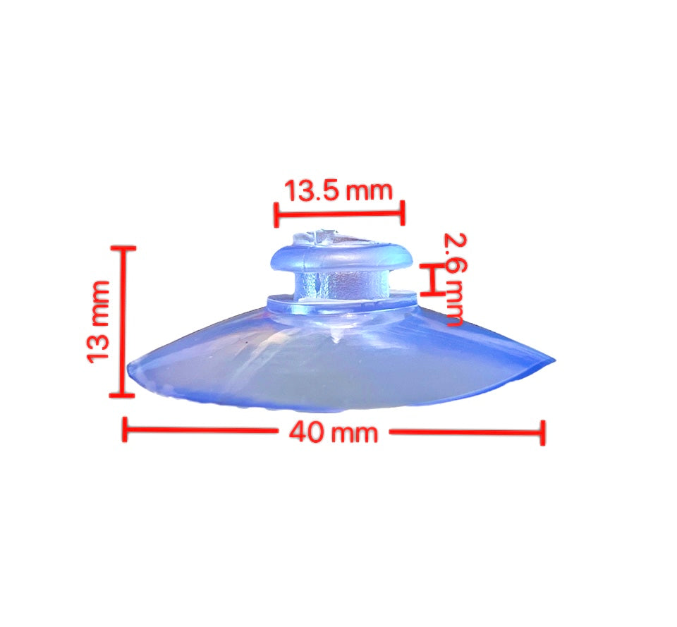 Round Button Suction Cups 40mm Size