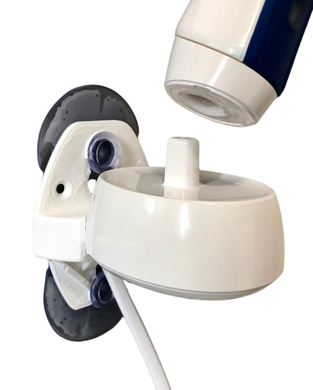 Stick On Toothbrush Wall Mounted Accessories For Oral B Pro Series Models, Wall Mounted Charger Bracket + Toothbrush Holder