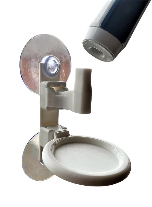 Wall Mounted Electric Toothbrush Holder With Run Off Drip Tray, For Oral b Pro Series Toothbrush