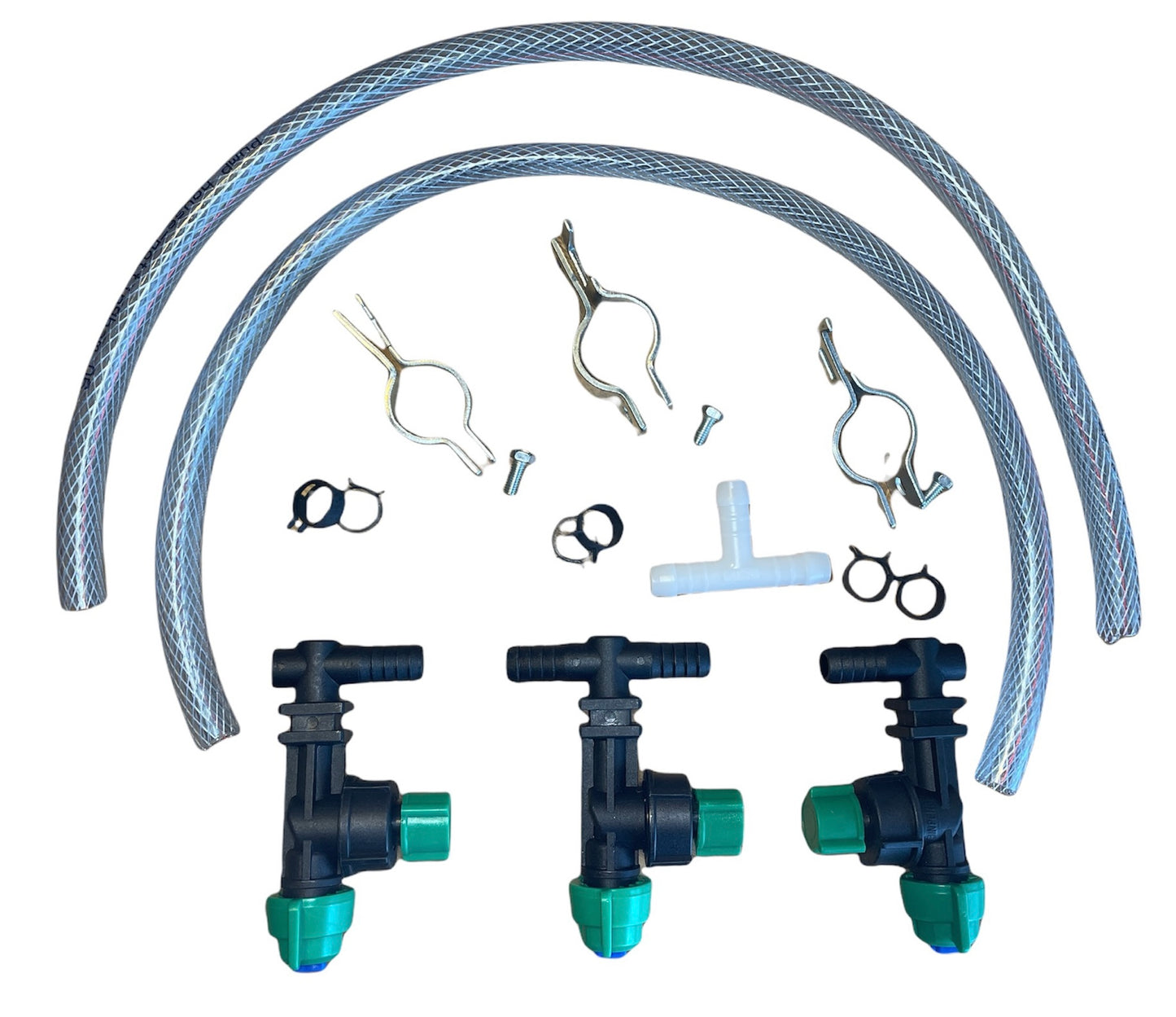 Boom Sprayer Anti Drip Nozzle Housing Set, 3 Spray Nozzles