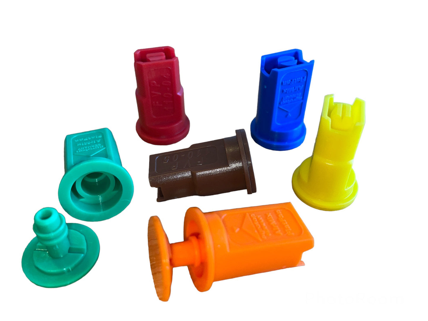 Air Induction Anti Drift Bubble jet Spraying Nozzles for Knapsack Sprayer - Hand Lance - Spraying Booms, 6 Nozzles You Choose