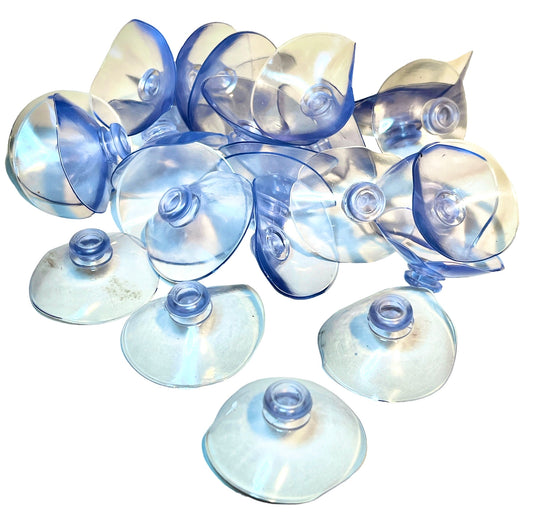 Round Button Suction Cups, 50mm In Size