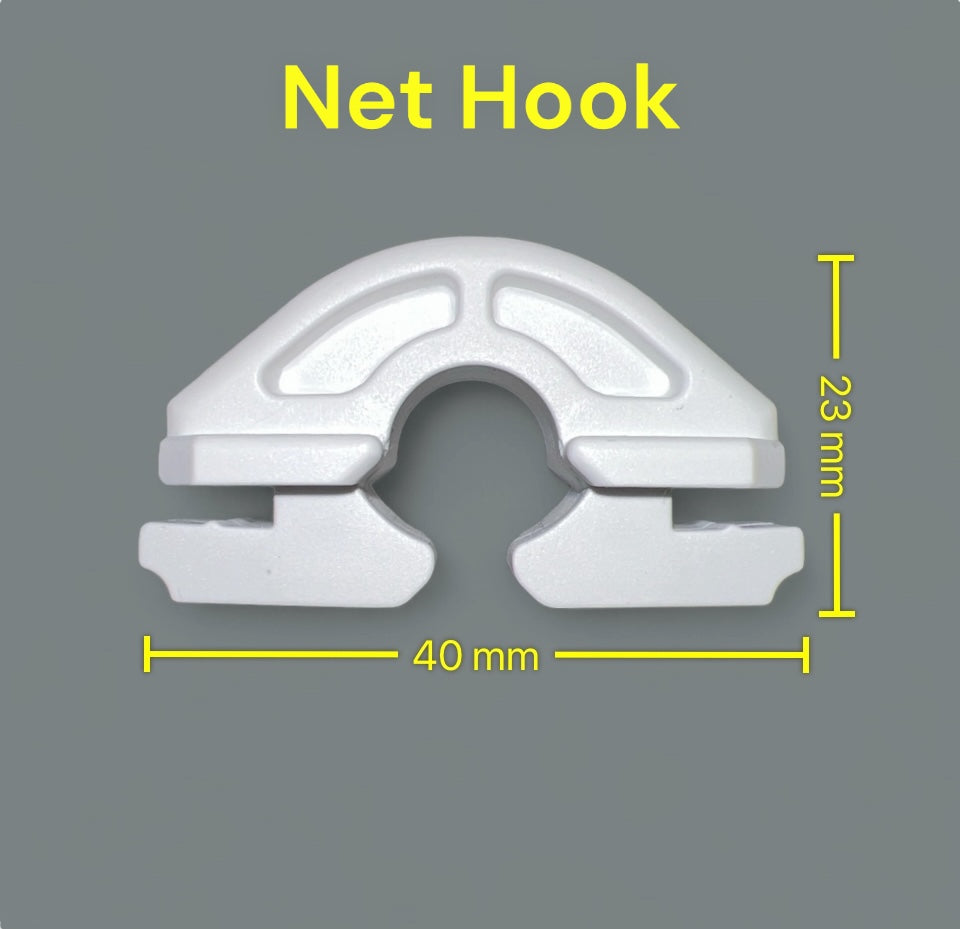 4G Football Goal Net Hook Locking System, For Aluminium 4G Goals, 25mm Gap, (DISCOUNT BUNDLE)