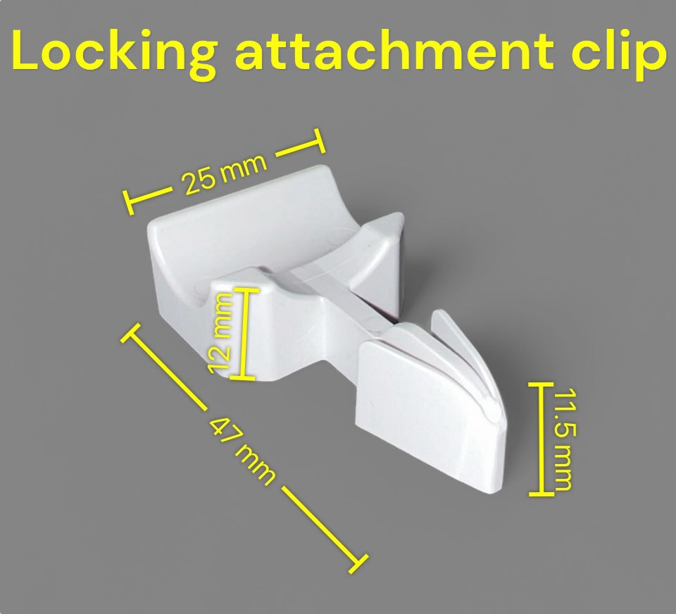 4G Football Goal Net Hook Locking System, For Aluminium 4G Goals, 25mm Gap, (DISCOUNT BUNDLE)