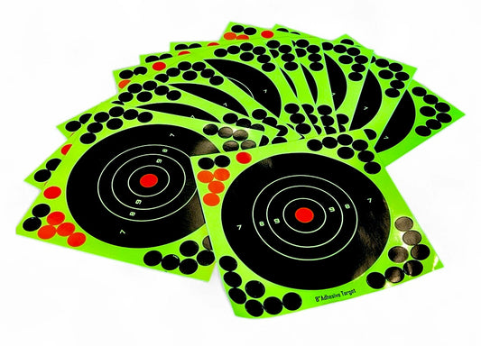 Splatter Type Shooting Targets, Size 8 inch x 8 inch