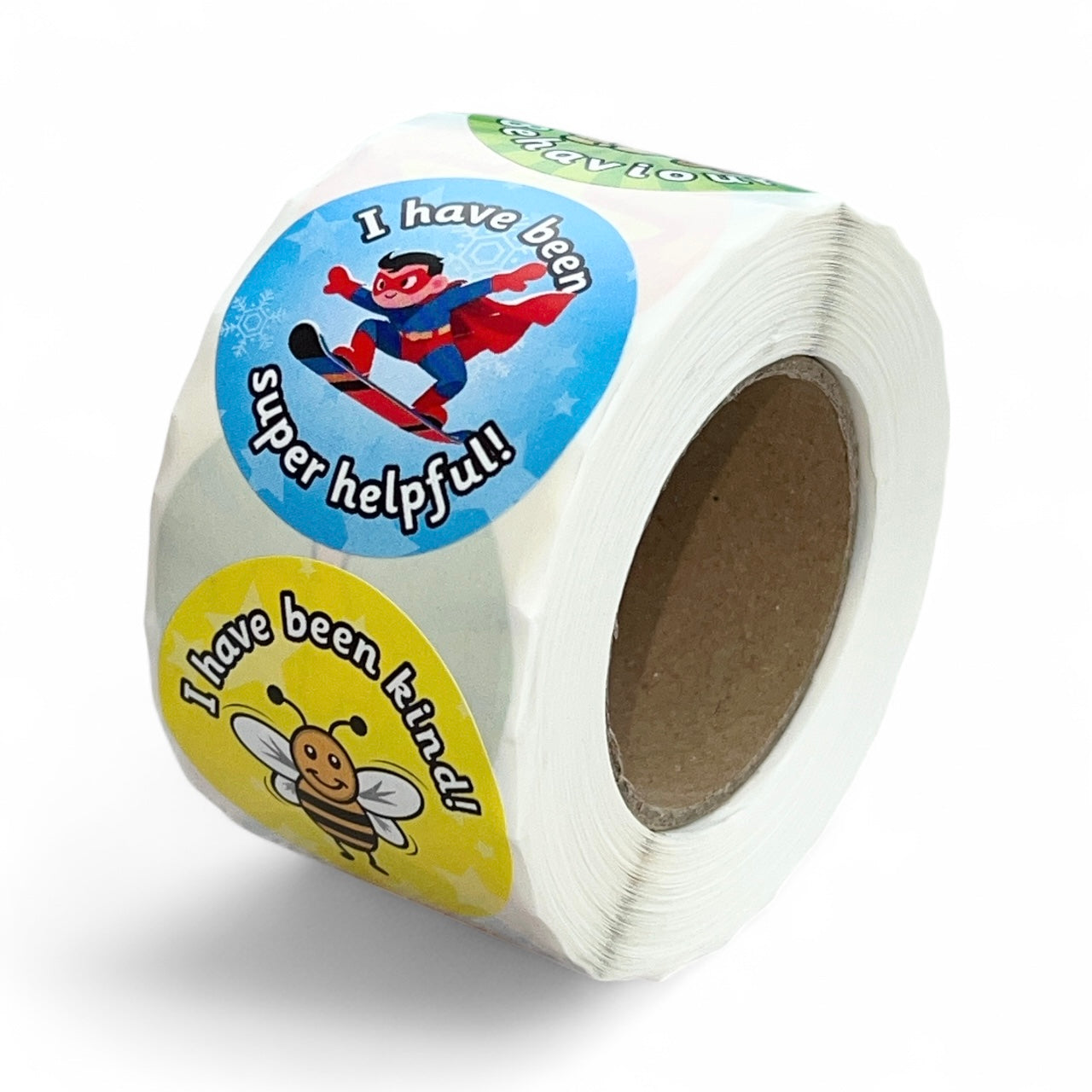 Good Behaviour Reward Stickers for Children, 38mm in Size, 4 Styles