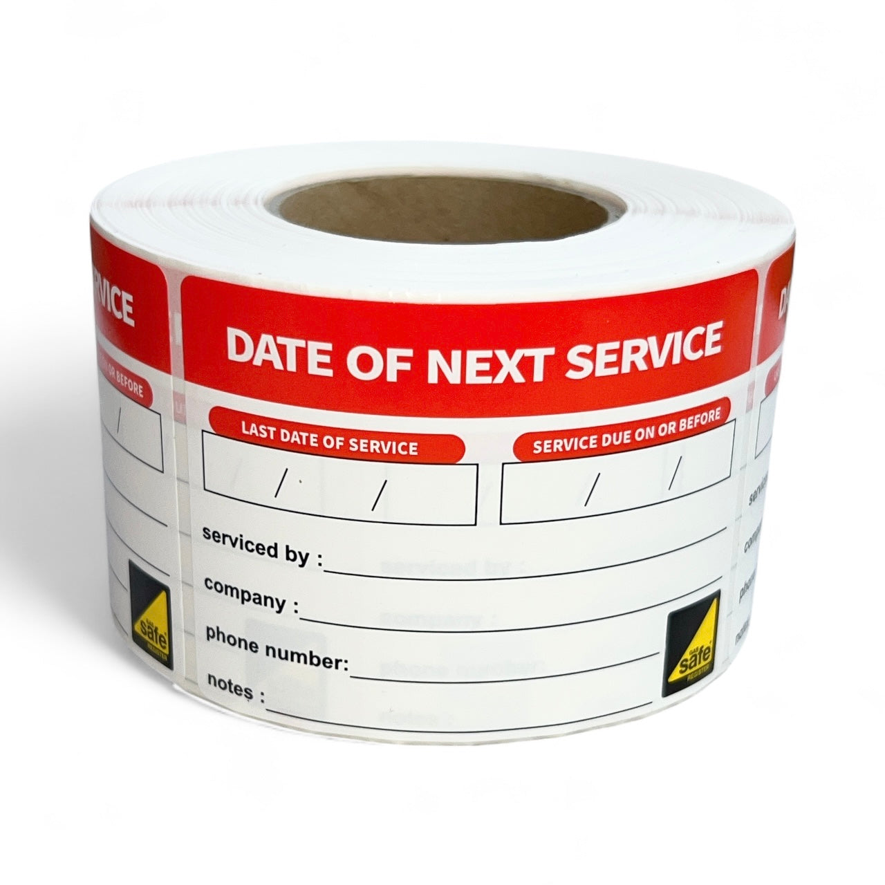 Gas Appliance Service Stickers