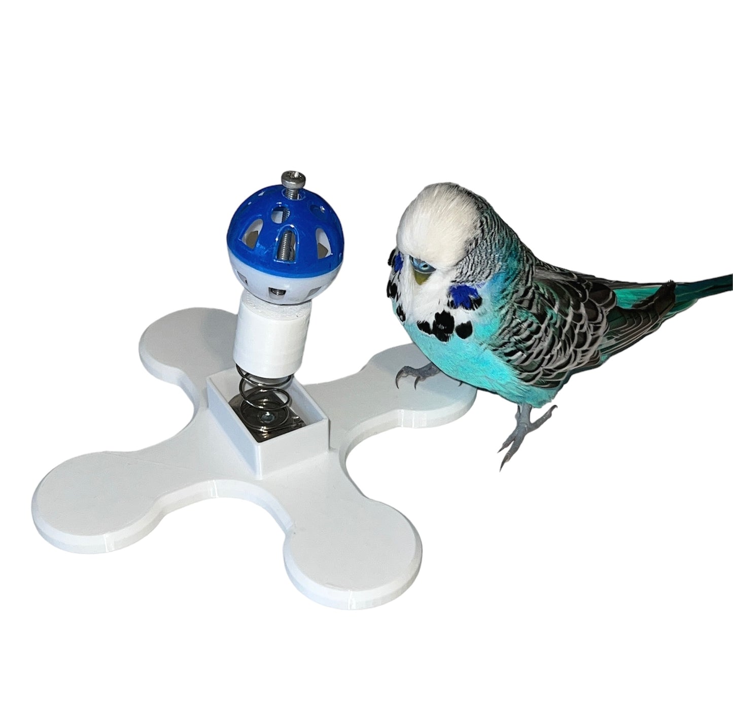 Bird Spring Ball Toy, Rattle Bell Toy For Birds