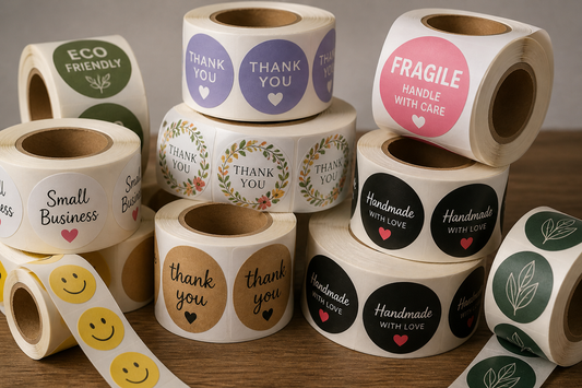 Custom Made Stickers & Labels On Rolls
