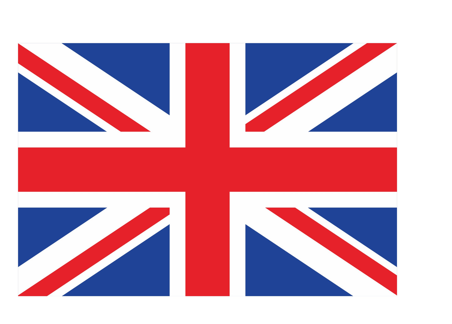 Union Jack Flag Decal Sticker's, Great Britain, United Kingdom Flag, 180mm x 120mm, Self-Adhesive Vinyl Stickers