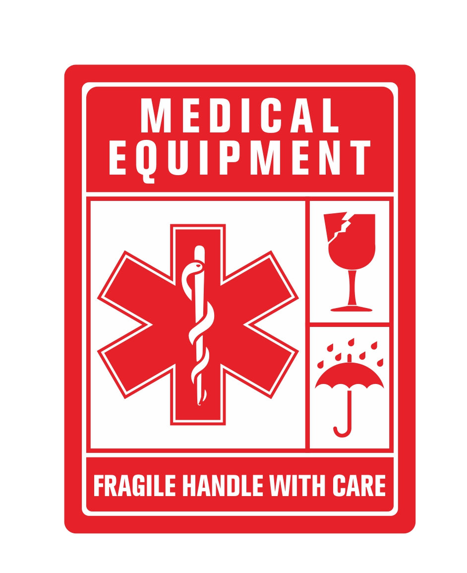 Medical Equipment Alert Stickers