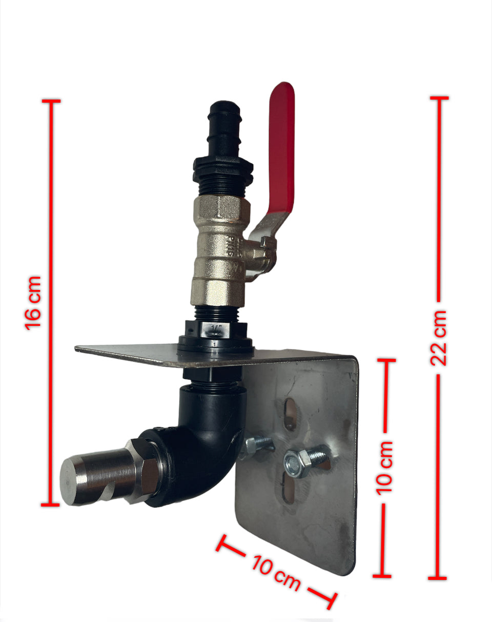 Boomless Nozzle With Mounting Kit 3m-4m (10'-13')Spray Width