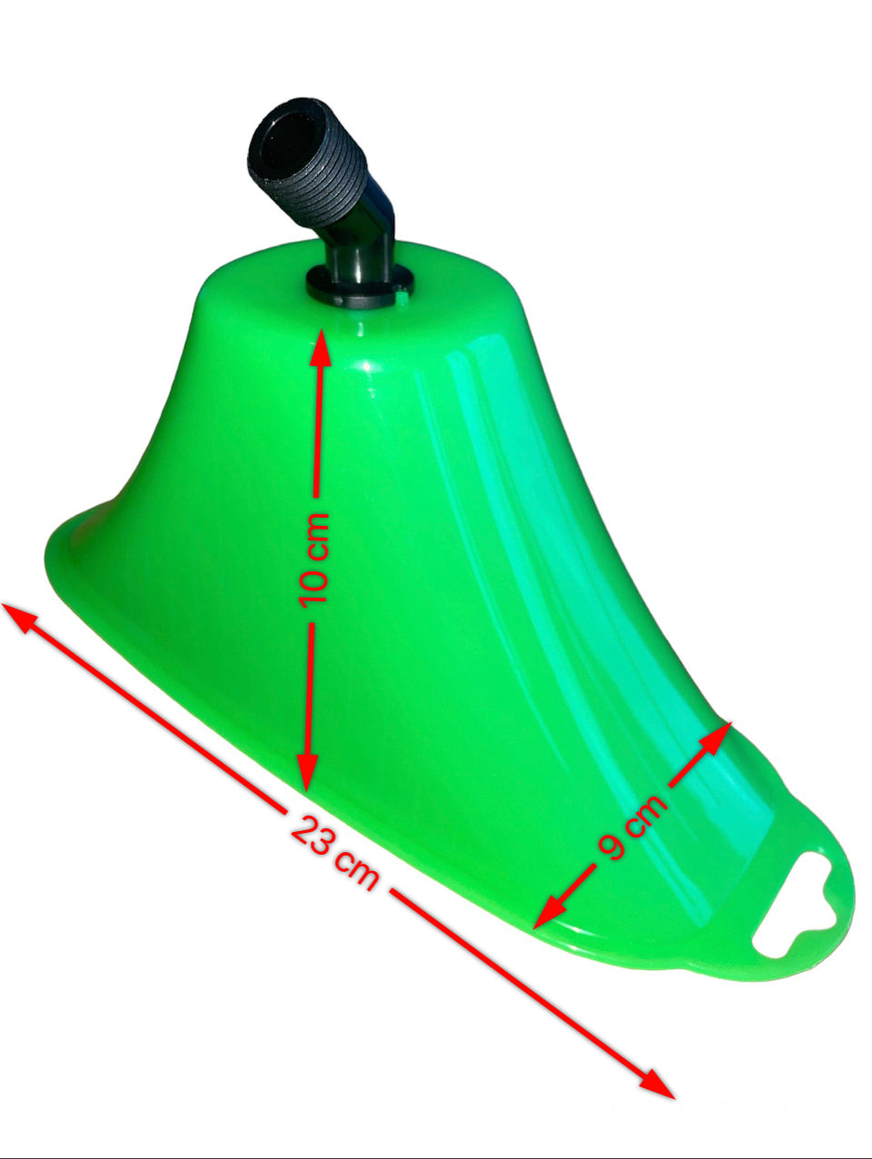Oval Drift Guard Shield for Knapsack Pressure Sprayer – Anti-Drift Spray Hood with Elbow, Fan & Adjustable Brass Atomizing Nozzle, Size Small