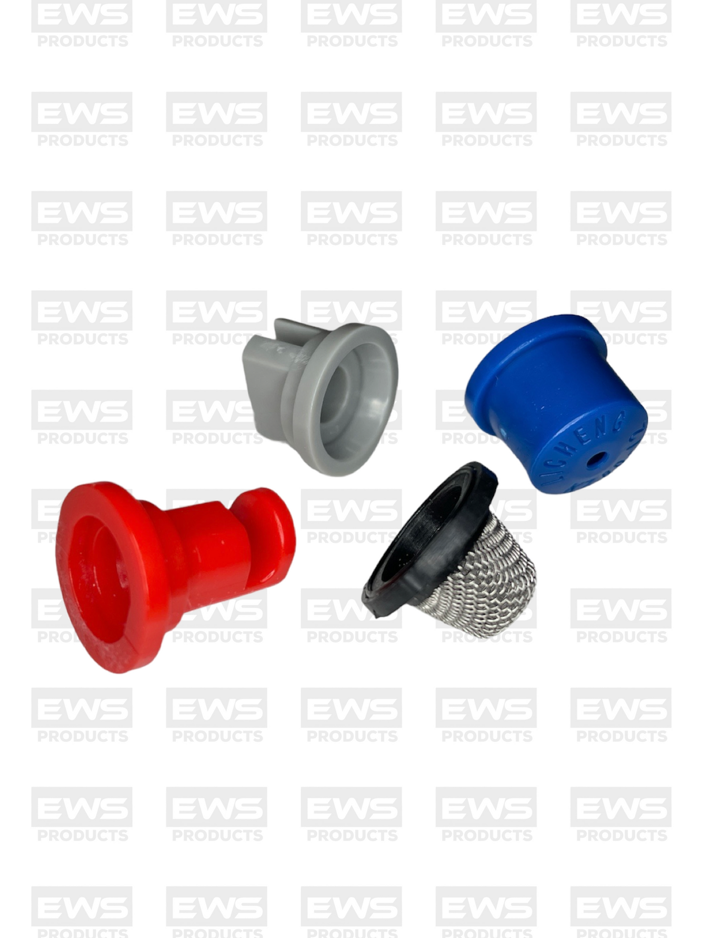 Spraying Nozzle Set, Inc's Cup Filter, Flat Fan, Hollow Cone and Anvil Nozzles