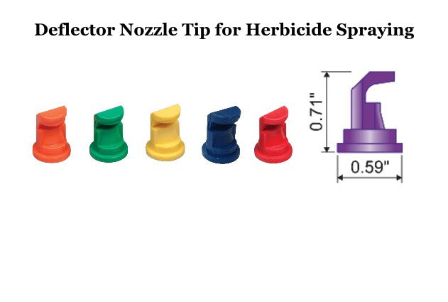 Deflector Anvil Spraying Nozzles for Knapsack Sprayer - Hand Lance - Spraying Booms, 8 Nozzles You Choose