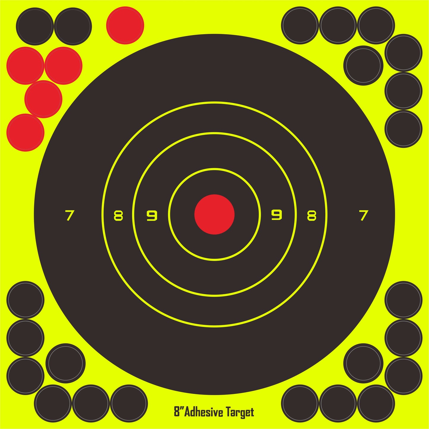 Splatter Type Shooting Targets, Size 8 inch x 8 inch