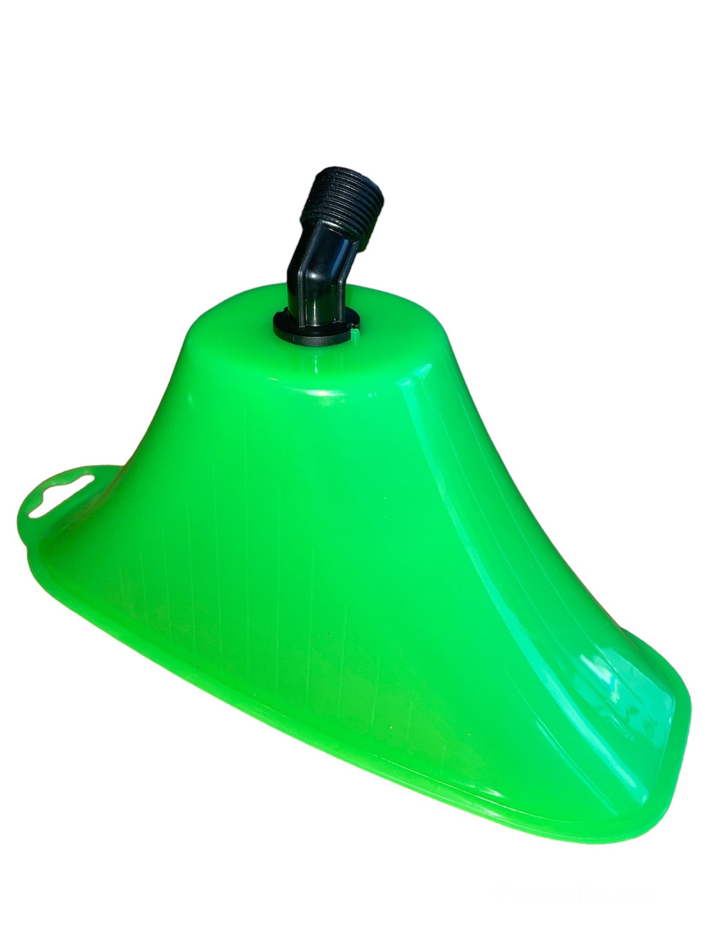 Oval Drift Guard Shield for Knapsack Pressure Sprayer – Anti-Drift Spray Hood with Elbow, Fan & Adjustable Brass Atomizing Nozzle, Size Small