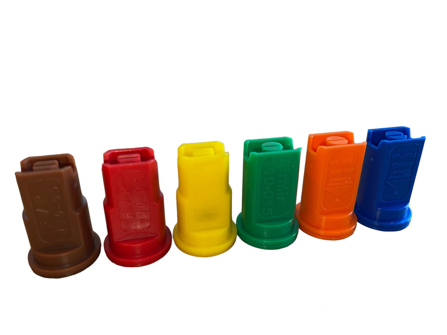 Air Induction Anti Drift Bubble jet Spraying Nozzles for Knapsack Sprayer - Hand Lance - Spraying Booms, 6 Nozzles You Choose
