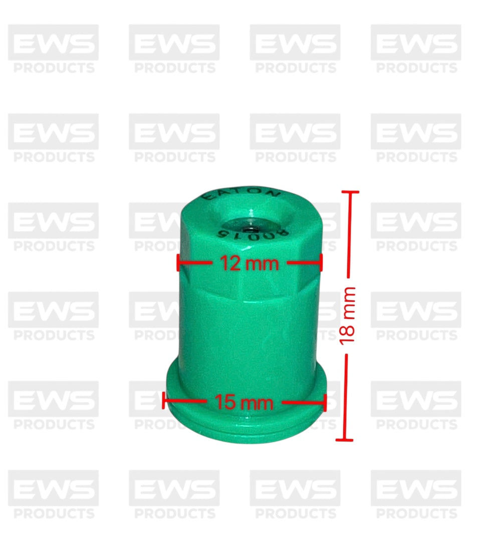 Hollow Cone Fine Mist Sprayer Nozzles, Pack of 4, 80 Degree Spray Angle, Atomizing Spraying Nozzles