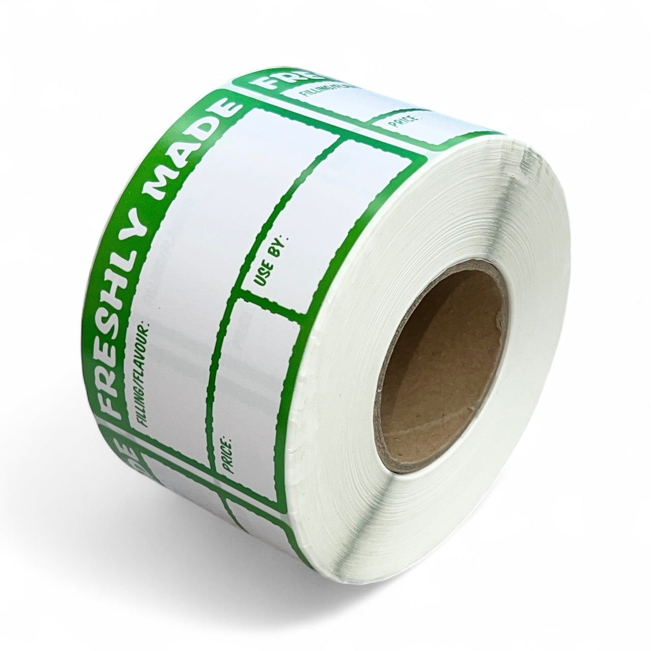 Freshly Made Food Labels for Sandwich's and Fresh Food, Size 75mm x 50mm, Easy to Write On